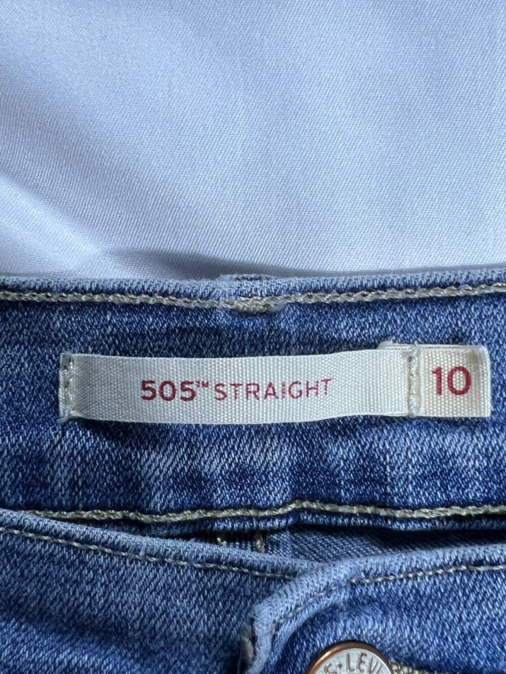 505™ Straight Leg Women's Jeans - Size 10 - Picture 7 of 14